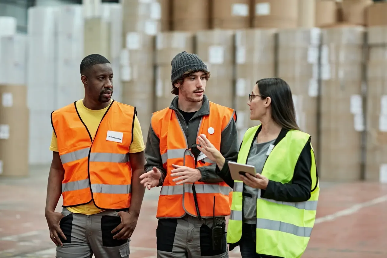Pick and pack fulfillment team in warehouse