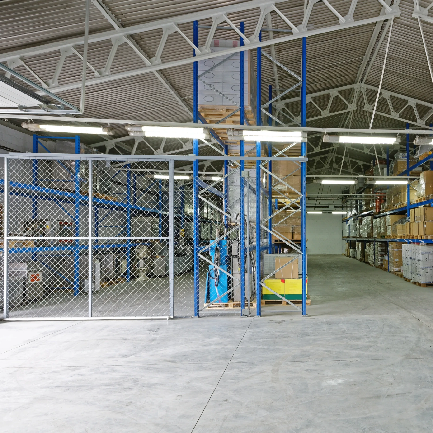 Tulare Industrial Center warehouse interior
